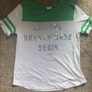VS Pink “ Let the Shenanigans Begin” Tee